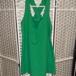 J. Crew Green Sleeveless Dress